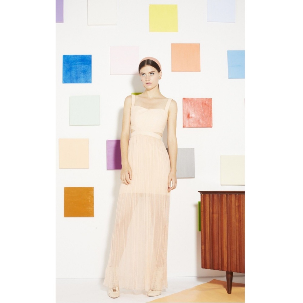 Alice + Olivia Genie Sweetheart Cutout Dress